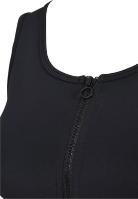 Sport top with zipper ladies