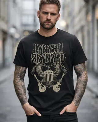 Lynyrd Skynyrd Sweet Home Alabama T-shirt i svart
