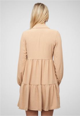 Beige Ruffle dress