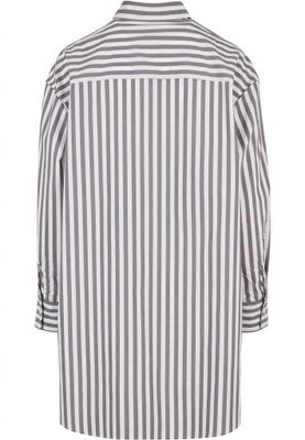 Ladies Oversized Stripe Shirt
