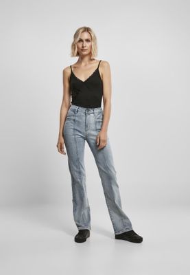 Damjeans med hög midja
