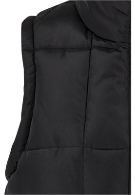 Ladies' reversible short puffer vest