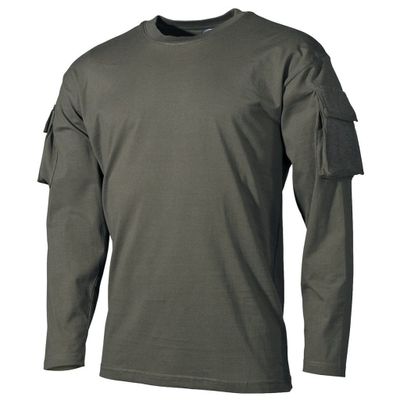 US long sleeve with sleeve pockets