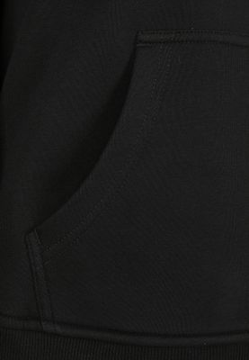 Black hoodie with lace lady