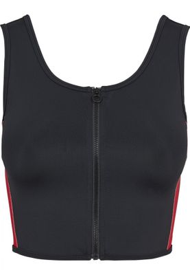 Sport top with zipper ladies