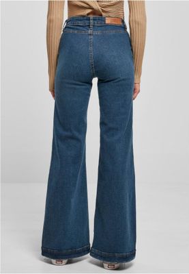 Ladies Vintage Flared Denim Pants