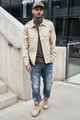 Long sleeve shirt army