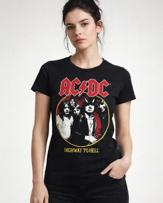 AC/DC - Highway To Hell 1979 Tour Girly Tee