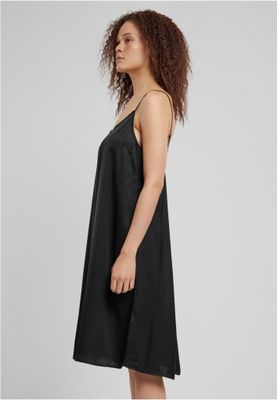 Slip dress in viscose satin