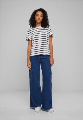 Striped Boxy Tee - Women's