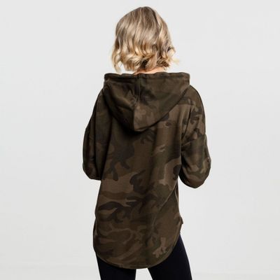Oversized camo hoodie