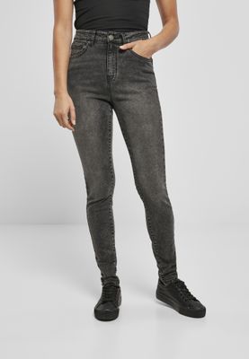 Jeans för dam slim – black stone washed