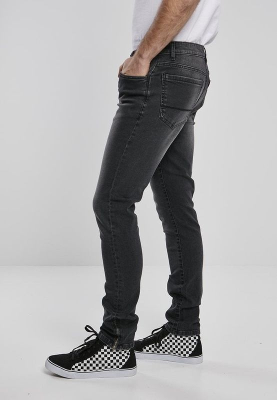 Narrow jeans with zipper men