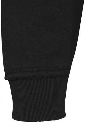 Black oversized sweatshirt open edge