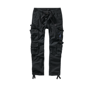 Stylish Slim Fit Cargo Pants för herr – svart