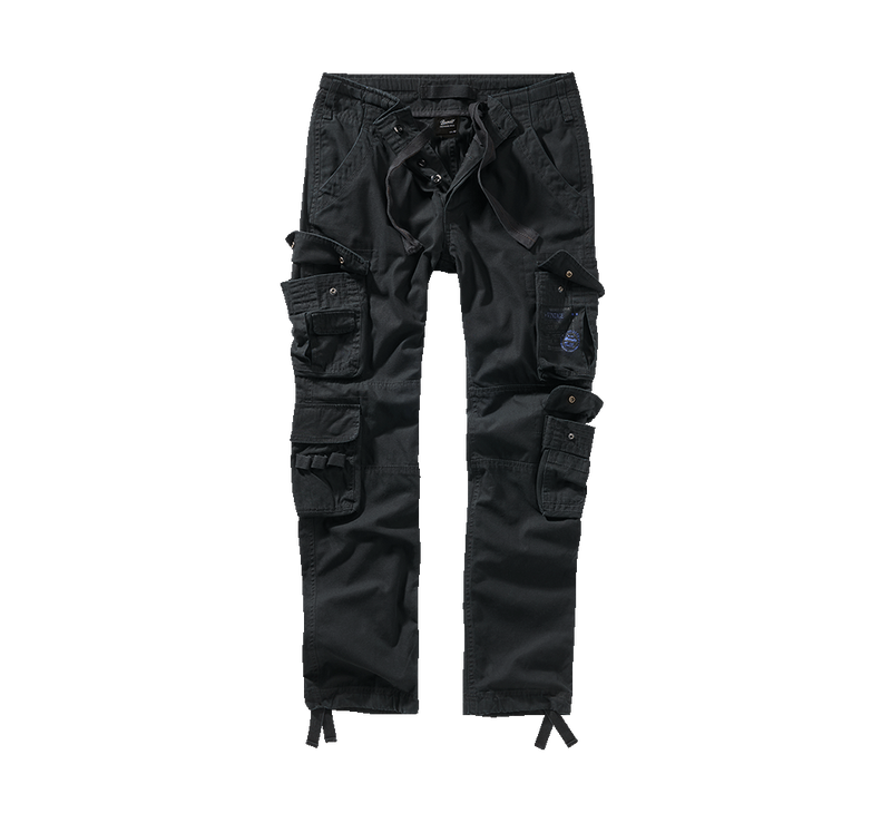 Stylish Slim Fit Cargo Pants för herr – svart