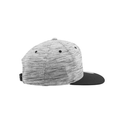 Stripes Melange Crown Snapback Cap