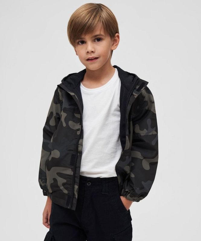 Windbreaker unlined darkcamo - Children