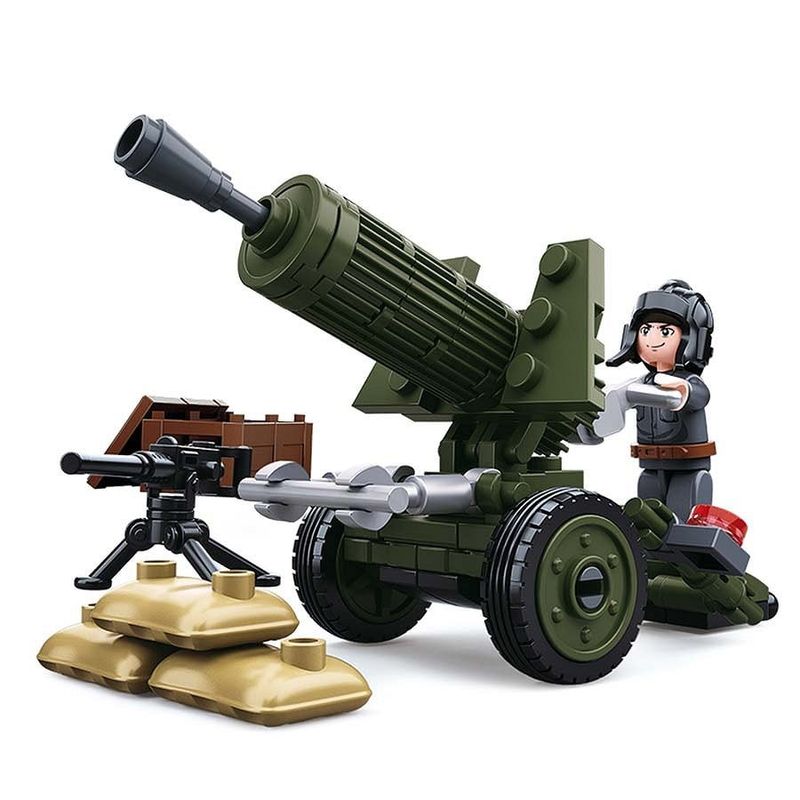 WWII 4in1 Army model A - Sluban - M38-B0678A