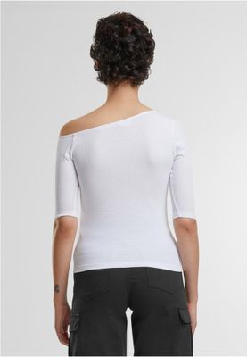 Ladies Organic Asymmetric Rib Tee 2-Pack
