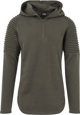 Pleated hoodie