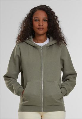 Ladies Fluffy Zip Hoody