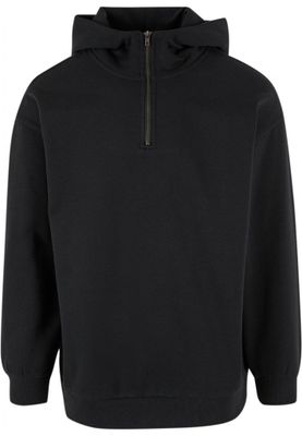 Zipped High Neck Hoody
