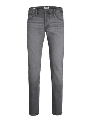 Grå slim fit jeans med stretch - GLENN