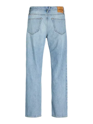 Ljusblå tvättade jeans herr - EDDIE
