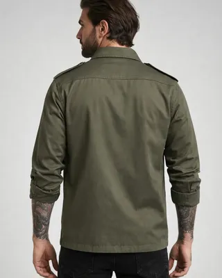 Long sleeve shirt army