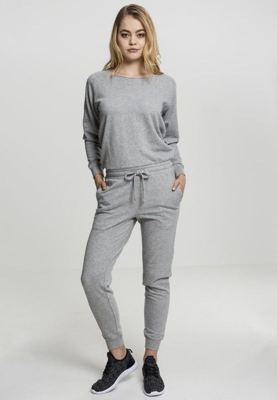 Ladies Long Sleeve Terry Jumpsuit