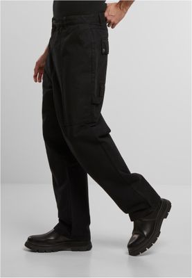 Mens Cotton Carpenter Pants Byxor för herr – svart