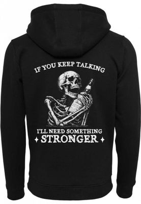 If you keep talking - zipped hoodie