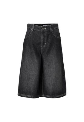 Jeansshorts för dam – svart tvättad