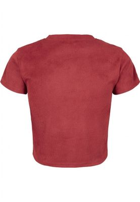 Ribbed short t-shirt ladies