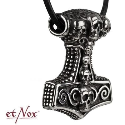 Thorshammer with skulls necklace