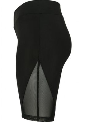 Black bicycle trousers with mesh detail lady