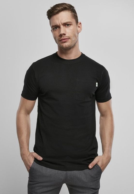 T-shirt med brystlomme økologisk bomuld