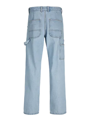 Ljusblå snickarjeans loose fit - EDDIE