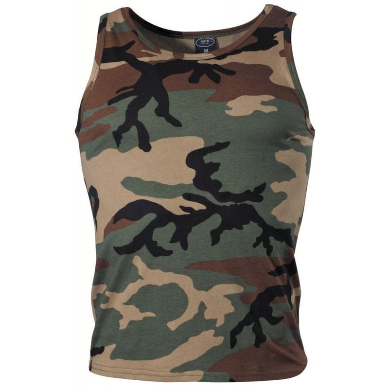 Camouflage army tank top