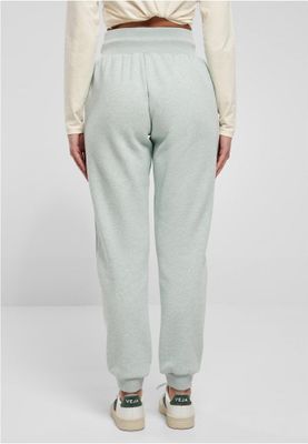 Ladies High Waist Color Melange Sweat Pants