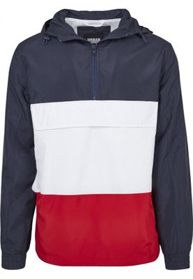 Color block pullover jacket