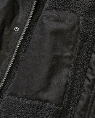 Men's teddy-lined jacket
