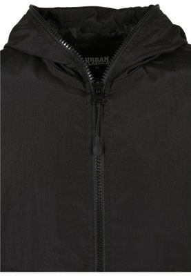 Windbreaker with long zipper