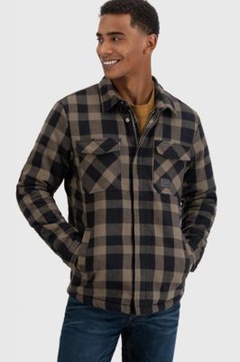 Lumberjack jacket with teddy lining