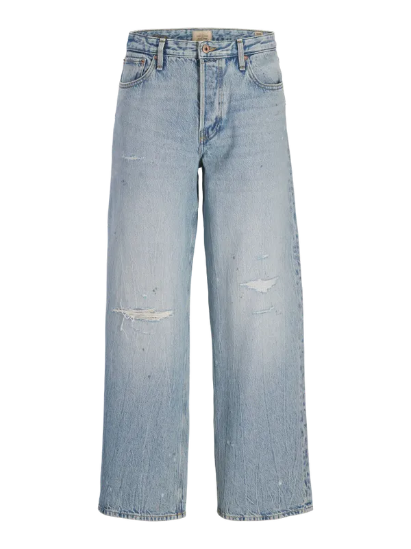 Wide fit jeans med revor herr - DAVE