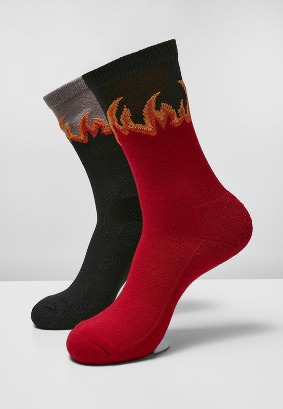 Long Flame socks 2-pack