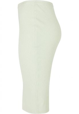 Ladies Rib Knit Midi Skirt