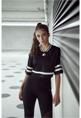 Ladies Starter Cropped Mesh Jersey