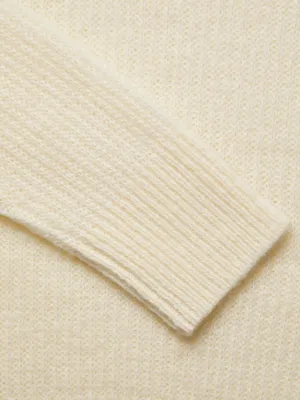 Mysig ribbstickad crew neck tröja JJXX